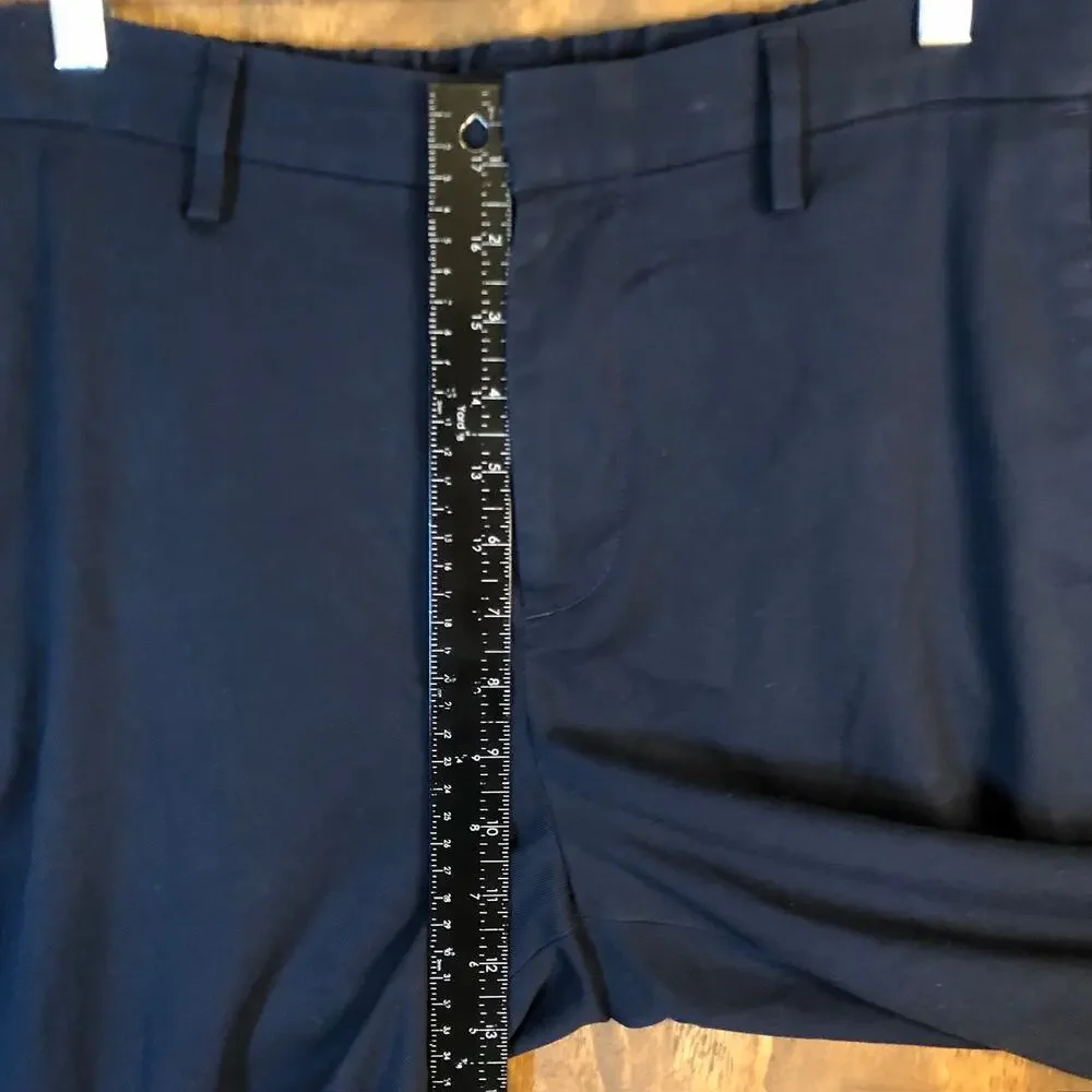 Banana Republic Mens Pants Navy Blue Slim Fit Stretch 33 Short